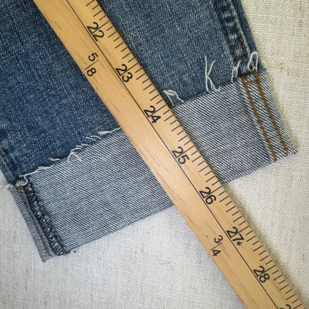 Kut from the Kloth Catherine Fab Ab Boyfriend Jeans Womens 2 Distresed Cuffed